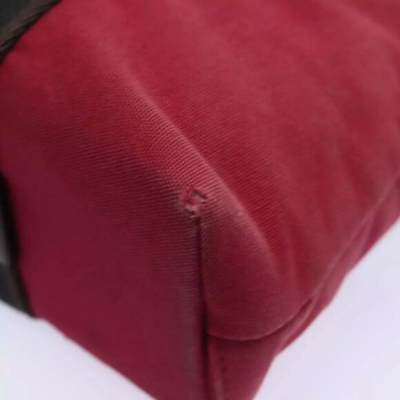 HERMES Toroca Horizontal PM Hand Bag Canvas Red - Picture 4 of 16
